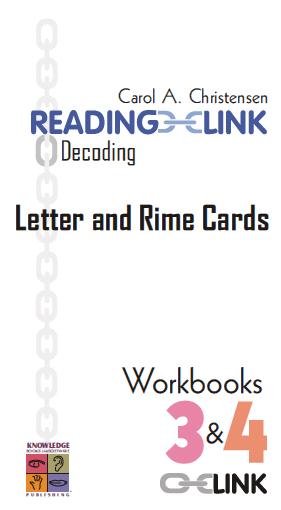 Decoding Letter & Rime Cards Workbooks 3-4 9781741620337