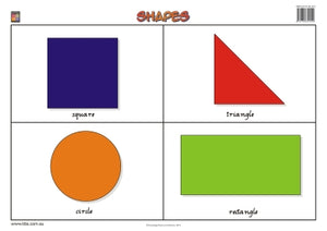 Shapes Wallchart (Prep) 9781741621419