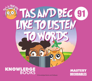 Tas and Bec Like to Listen to Words 9781761271113