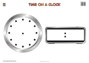 Time on a Clock Wallchart (Prep) 9781875219131