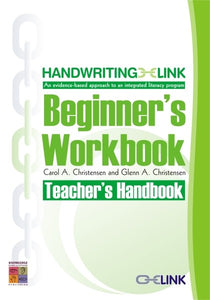 Handwriting LINK Beginner's Workbook Teacher Guide 9781921016042