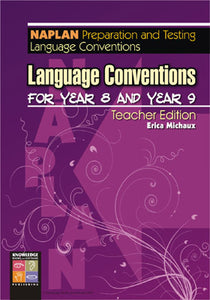 Language Conventions for Year 8 and Year 9: NAPLAN Teacher Edition 9781920696818